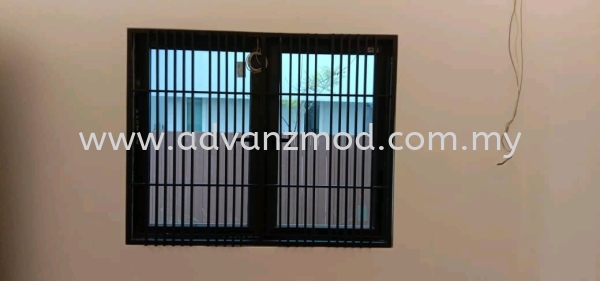 Window Grille With Powder Coating Matt Black  Mild Steel Grille Selangor, Malaysia, Kuala Lumpur (KL), Puchong Supplier, Supply, Supplies, Retailer | Advanz Mod Trading