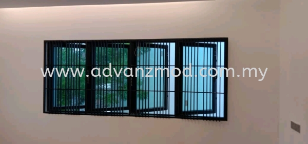 Window Grille With Powder Coating Matt Black  Mild Steel Grille Selangor, Malaysia, Kuala Lumpur (KL), Puchong Supplier, Supply, Supplies, Retailer | Advanz Mod Trading