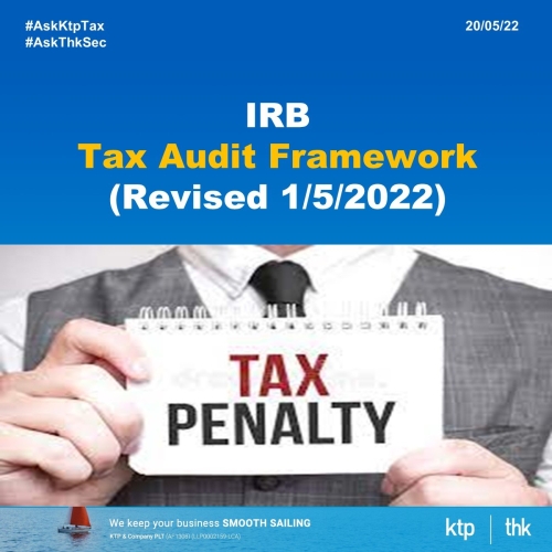 What is the minimum tax penalty under the revised tax audit framework?