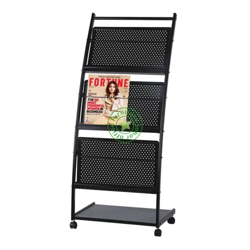 BLACK MAGAZINE RACK 3