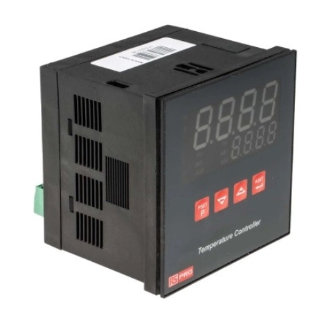 798-3472 - RS PRO 1/4 DIN Rail PID Temperature Controller, 96 x 96mm, 3 Output SSR, 230 V ac Supply Voltage ON/OFF, PID Controller