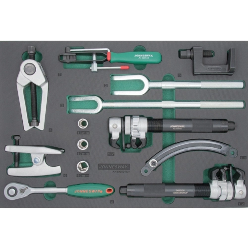 AN300001SV Jonnesway 13PCS SUSPENSION & UNDERCAR SERVICE TOOL SET