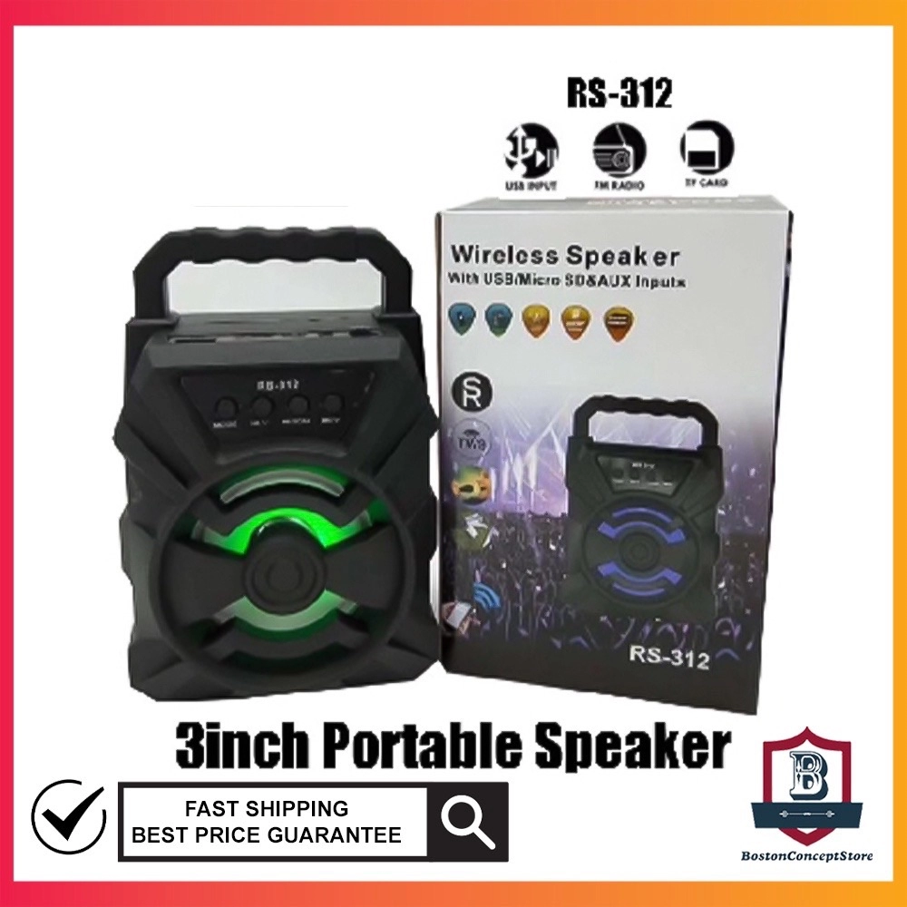 Portable 3 Inch Led Speaker RS-312 RS 315 RS-415 Wireless Speaker With USB/ BLUETOOTH/AUX 4 Inch 6.5 Inch Speaker Audio Home Audio & Speaker Speaker  Selangor, Klang, Kuala Lumpur (KL), Malaysia Supplier, Suppliers,