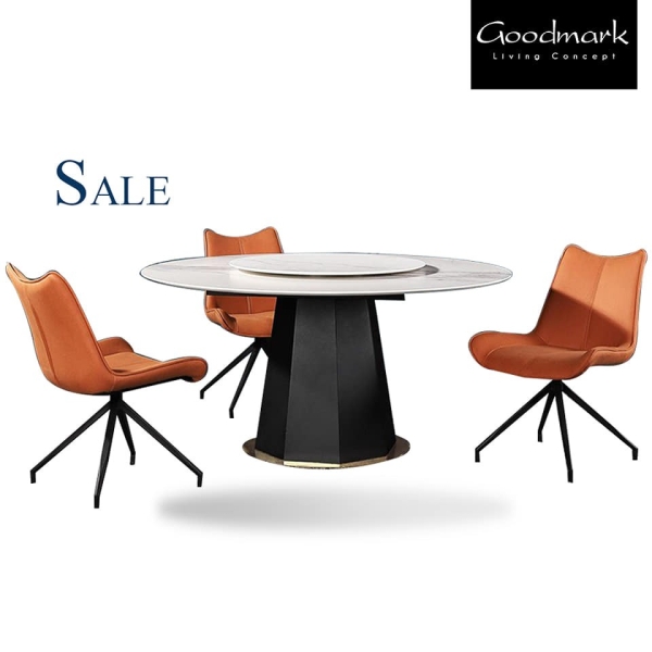 Hexagon Sintered Stone dining Table Sintered stone dining set Dining Melaka, Malaysia Supplier, Suppliers, Supply, Supplies | GOODMARK FURNITURE CENTRE SDN BHD