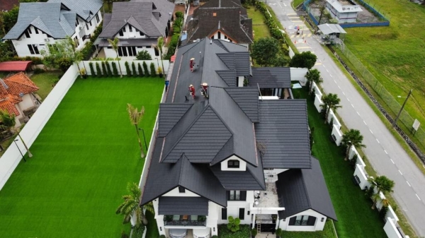 Bungalow Roofing Painting Roofing Painting Service House Painting Service Kuala Lumpur, KL, Selangor, Malaysia. Painting Service, Contractor, One Stop | Xiang Sheng Construction