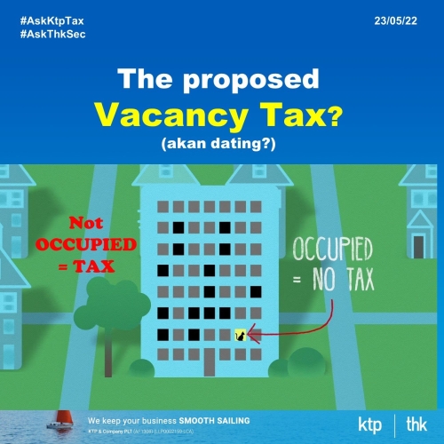 A vacancy tax on unsold properties Malaysia ?