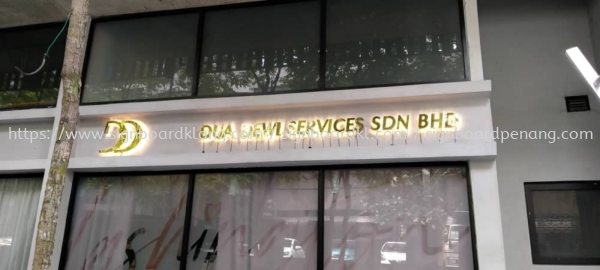 dua dewi services stainless steel 3d led backlit signage signboard at cheras kuala lumpur bukit bintang shah alam  3D STAINLESS STEEL BOX UP SIGNBOARD Selangor, Malaysia, Kuala Lumpur (KL) Supply, Manufacturers, Printing | Great Sign Advertising (M) Sdn Bhd