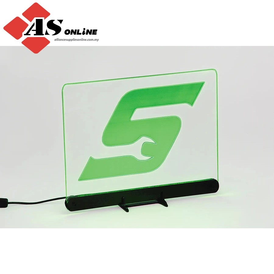 SNAP-ON LED "S" Logo Display Panel Light (Green) / Model: KALED8X11G