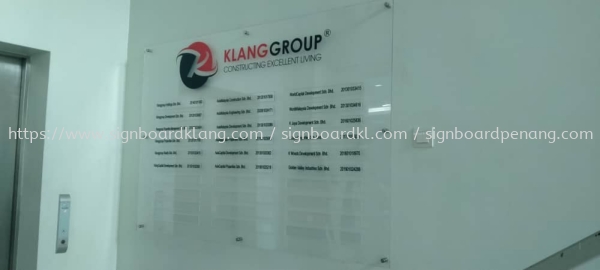 company acrylic poster frame indoor signage signboard at klang Bingkai Poster Akrilik Kuala Lumpur (KL), Malaysia Pembinaan, Pasang, Pembekal | Great Sign Advertising (M) Sdn Bhd