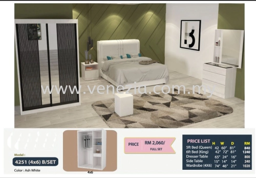 VNCN 4251 4x6 Bedroom Set