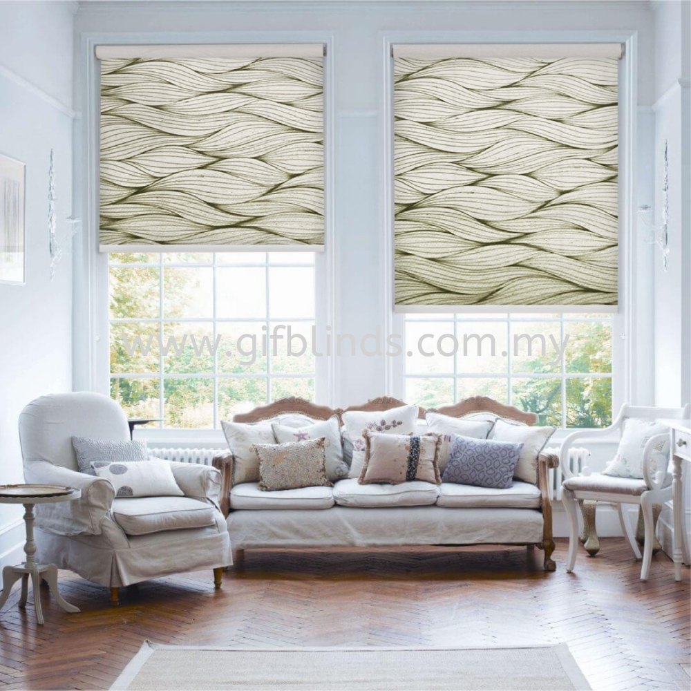 Roller Blinds Dim Out GB85035-GB85038