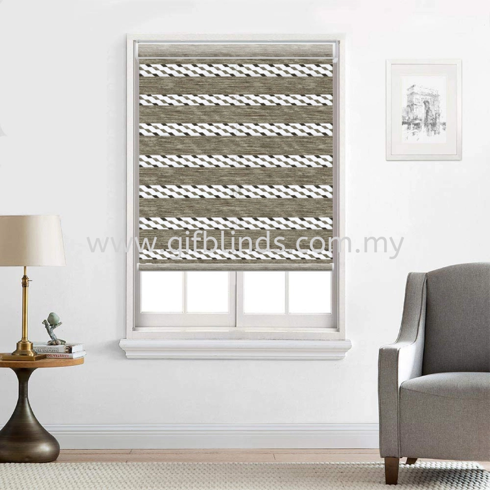 Zebra Blinds Semi-Black Out ZB91151-ZB91154