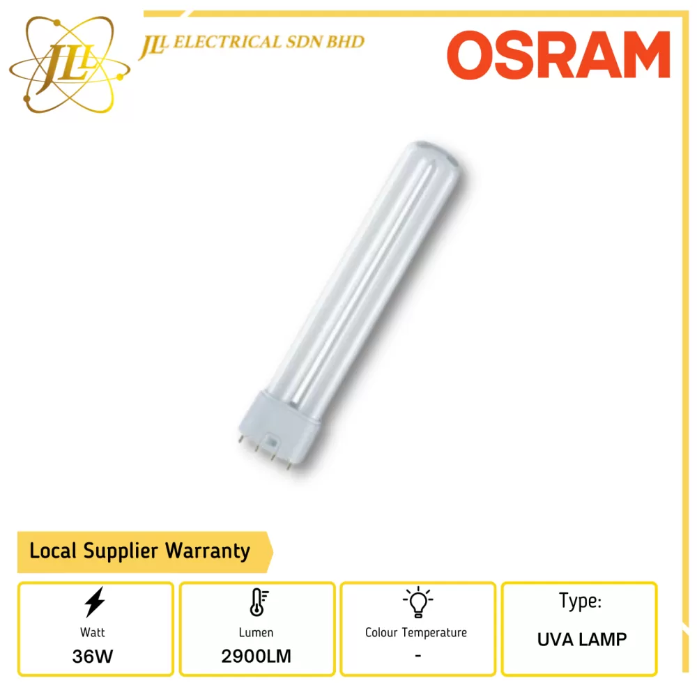 OSRAM DULUX L BL 36W/78 2900LM 4PIN 2G11 UVA ULTRAVIOLET LAMP