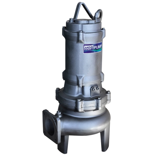 HCP 100AFE47.5 SUBMERSIBLE SEWAGE PUMP - DISCHARGE 4", 10HP, 7500W, MAX HEAD 22M, FLOW RATE 2600L/MIN, 120KG