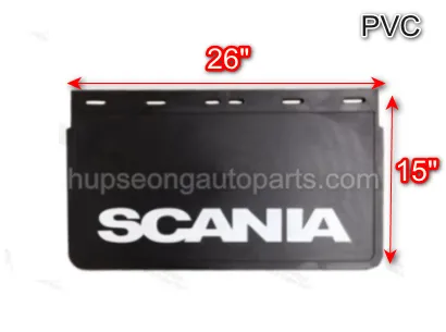 SCANIA 15" x 26" PVC MUDFLAP (SCANIA-L26PVC)