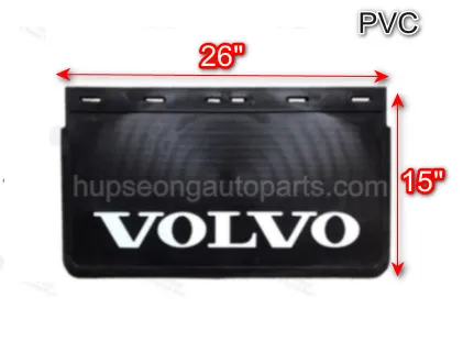 VOLVO 15" x 26" PVC MUDFLAP (VOLVO-L26PVC)