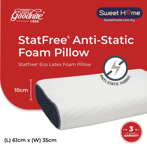  Goodnite Statfree Eco Latex Foam Pillow (Soft)