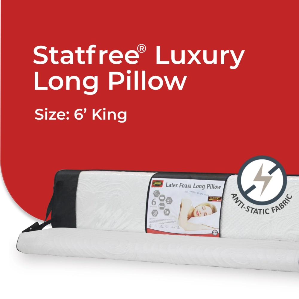 Goodnite Statfree Luxury Long Pillow (Queen/ King)