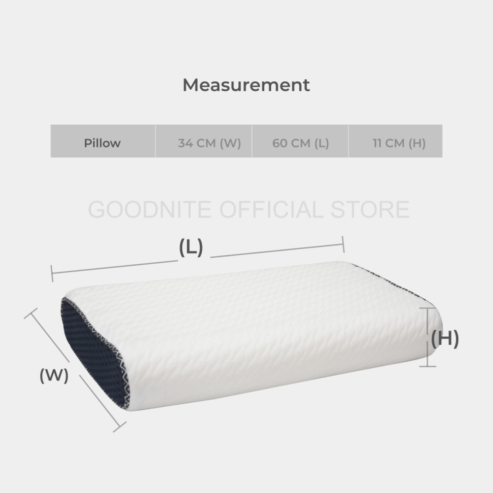  Goodnite Statfree Eco Latex Foam Pillow (Soft)