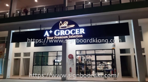 GROCERY OUTDOOR 3D FRONLIT LETTERING SIGNBOARD AT PETALING JAYA (PJ), SELANGOR