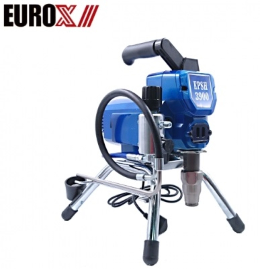 EUROX EPSH3900 AIRLESS PAINT SPRAYER (1100W) C/W 15MTR HOSE