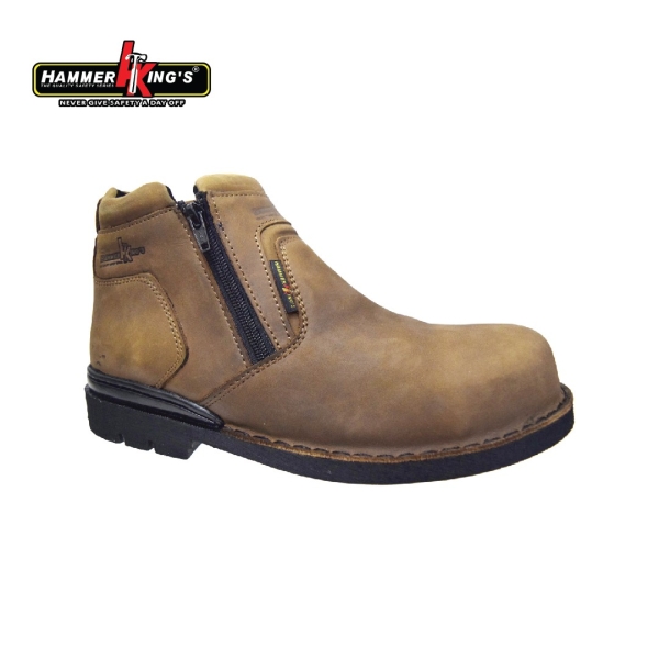 MEN MID CUT SAFETY SHOE (HK 13035-KH) (MX.X) Hammer King Safety Shoes Malaysia, Perak, Ipoh Supplier, Wholesaler, Retailer, Supplies | SYARIKAT PERNIAGAAN SOOI SENG SDN BHD