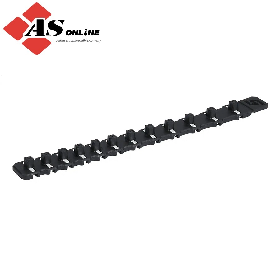 SNAP-ON 1/4" Drive 9" Flexible Magnetic Socket Rail (Black) / Model: FLEXRAIL14BK