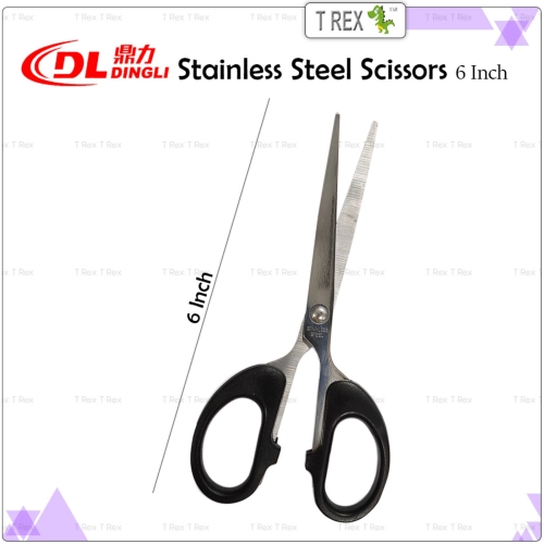 Dingli 6 Inch Stainless Steel Scissors