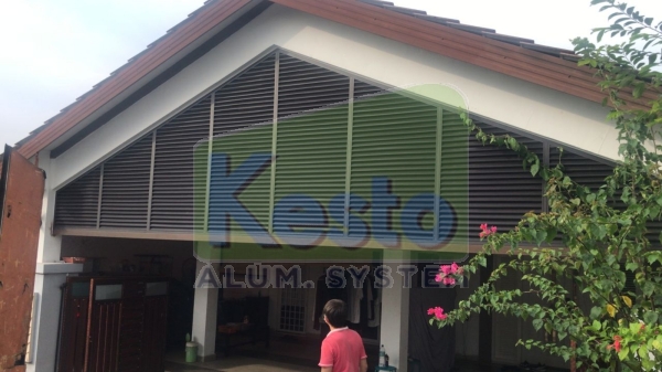  Sunshade Fixed Louvres Johor Bahru (JB), Tebrau Contractor, Supplier, Supply | Kesto Aluminium System (JB) Sdn Bhd