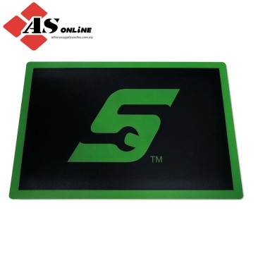 SNAP-ON Cushioned 54 x 36" “S” Logo Floor Mat (Extreme Green) / Model: JKAFM3654EGS