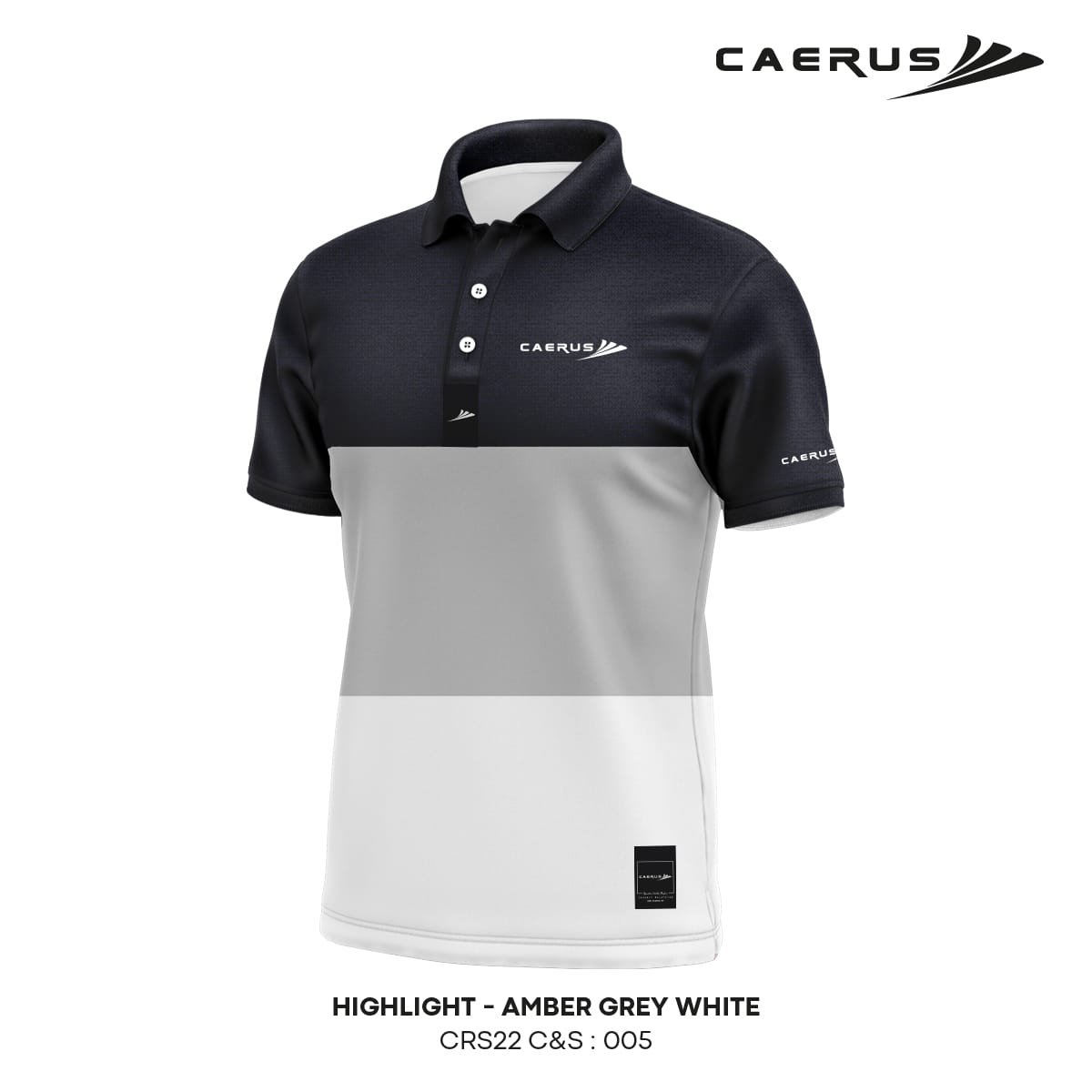 CAERUS HIGHLIGHT AMBER GREY WHITE APPAREL