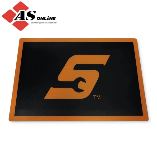 SNAP-ON Cushioned 54 x 36" “S” Logo Floor Mat (Electric Orange) / Model: JKAFM3654EOS