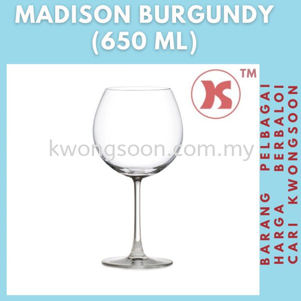 22.75oz MADISON BURGUNDY ѷ ؾƱ Glass Drinkware Johor Bahru (JB), Malaysia, Johor Jaya Supplier, Wholesaler, Retailer, Supply | Kwong Soon Trading Co.