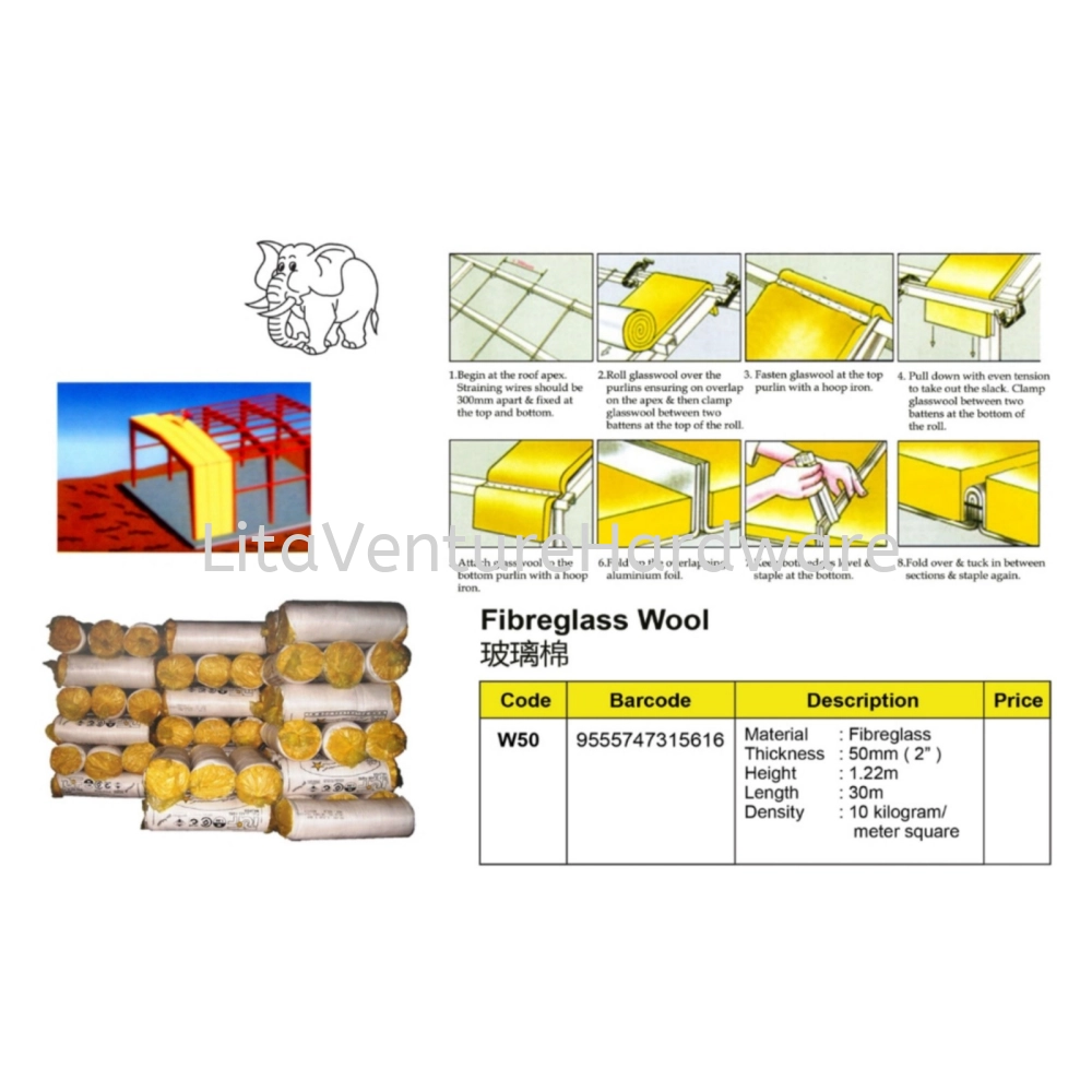 FIBERGLASS WOOL