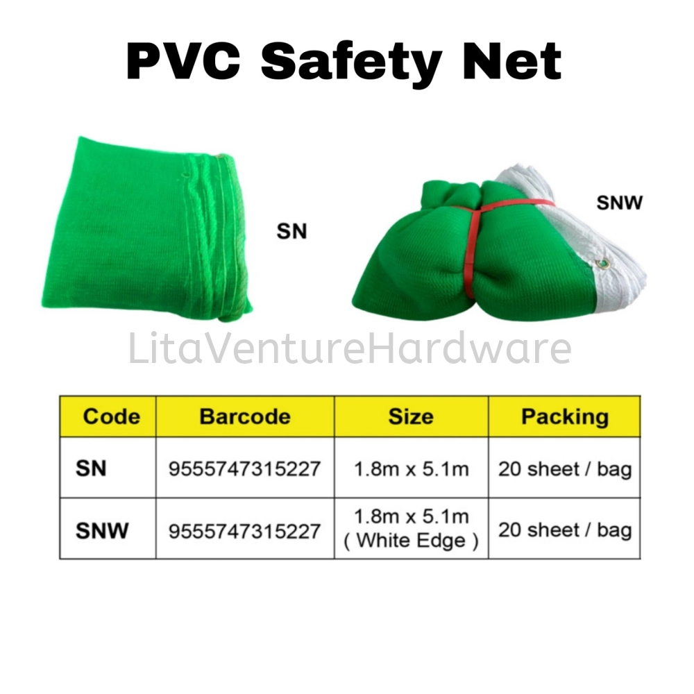 PVC SAFETY NET SCAFFOLDING NETTING CONSTRUCTION NETTING