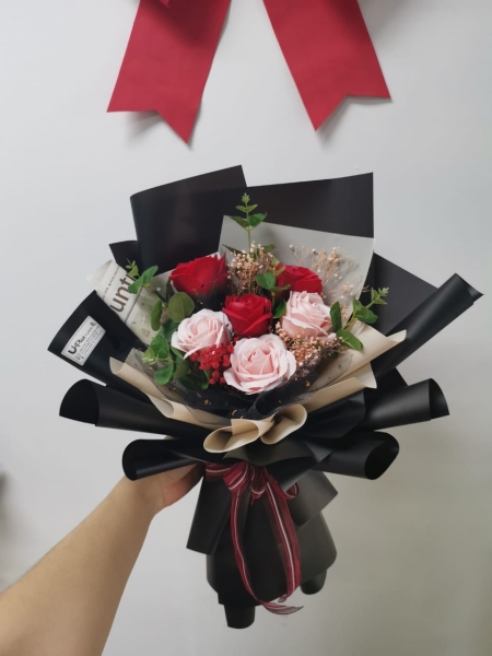 SOAP FLOWER ( 6 FLOWER ) RED / PINK Soap Bouquet Flower Bouquet Kedah, Malaysia, Sungai Petani Supplier, Suppliers, Supply, Supplies | U PLAS ENTERPRISE