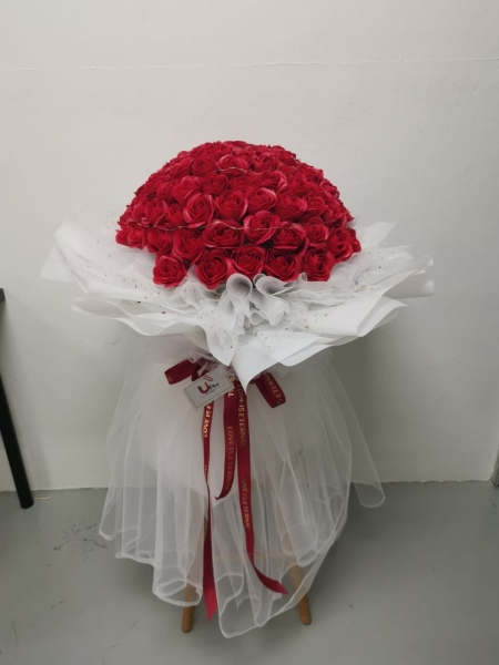 99 SOAP FLOWER ( RED ) Soap Bouquet Flower Bouquet Kedah, Malaysia, Sungai Petani Supplier, Suppliers, Supply, Supplies | U PLAS ENTERPRISE