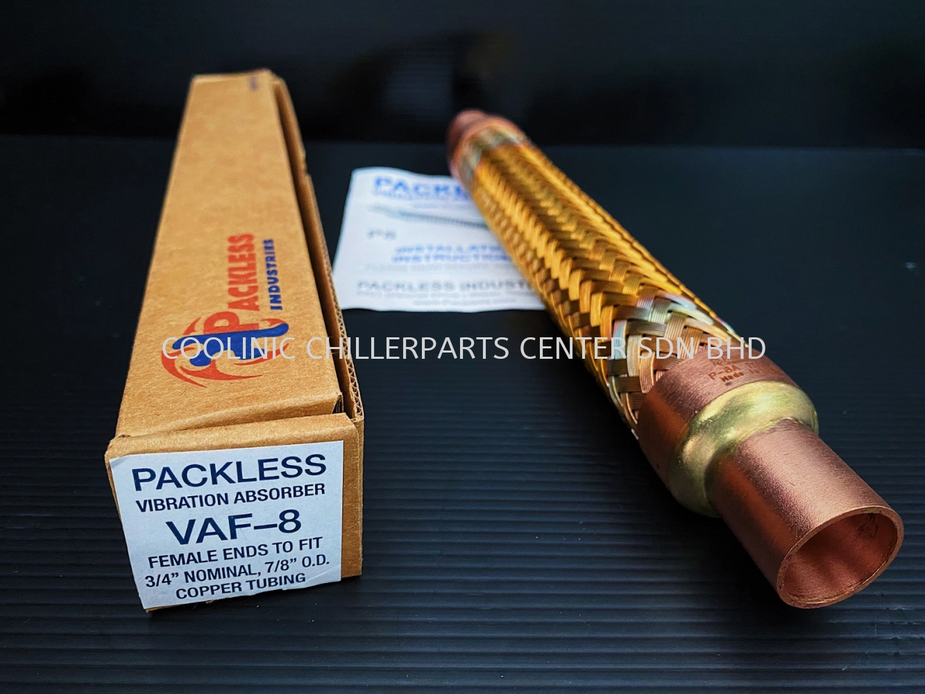 VAF-8 Packless USA 7/8" Vibration Absorber [Max Working Pressure 620 Psig]