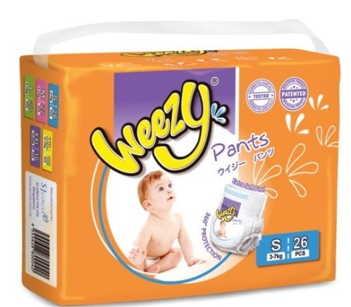 Weezy  S26pcs Convenient Pack Weezy Diapers Baby Care   Wholesaler, Supplier, Supply, Supplies | J.B. Cip Sen Trading Sdn Bhd