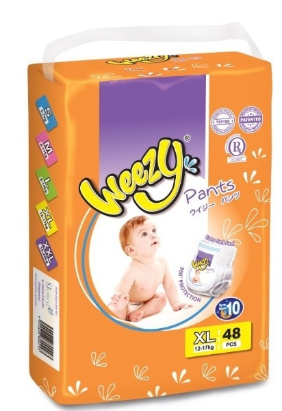 Weezy Disposable Baby Diaper Pants XL48pcs Jumbo Pack Weezy Diapers Baby Care Johor Bahru (JB), Malaysia, Ulu Tiram Wholesaler, Supplier, Supply, Supplies | J.B. Cip Sen Trading Sdn Bhd