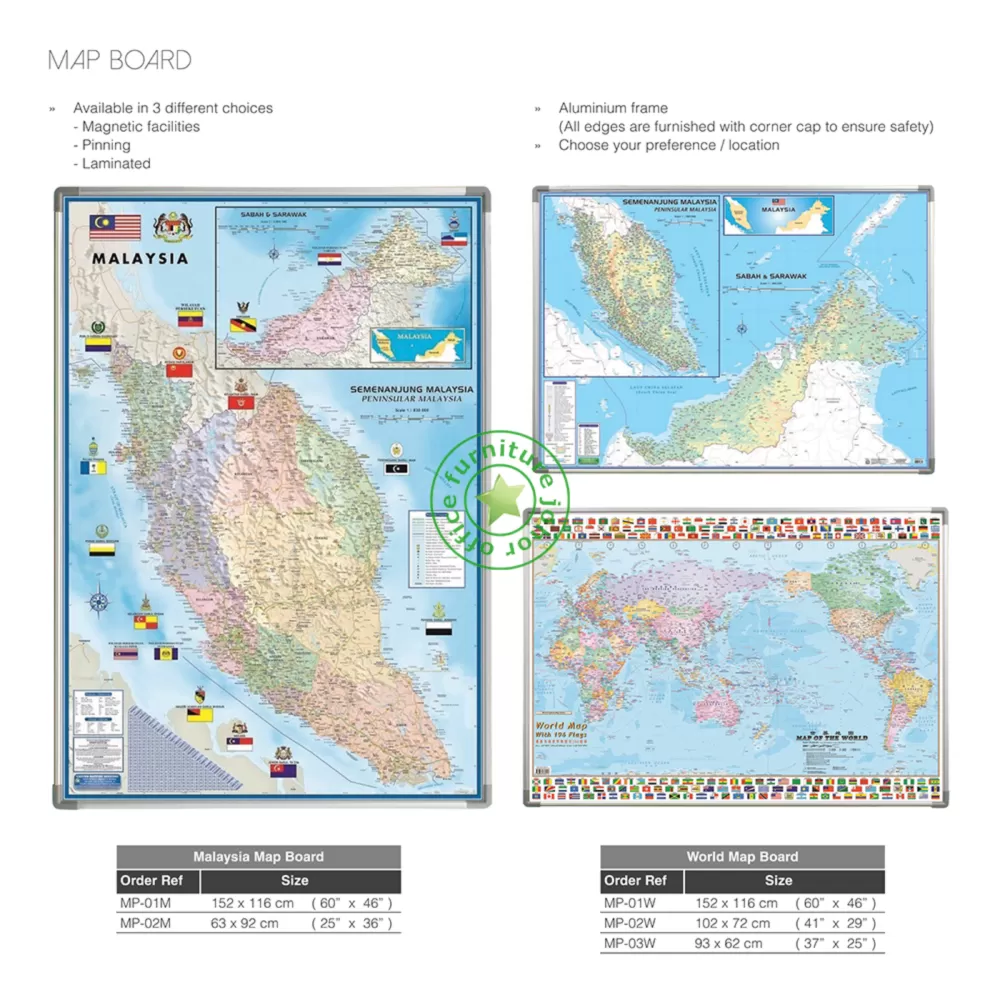 MALAYSIA MAP BOARD