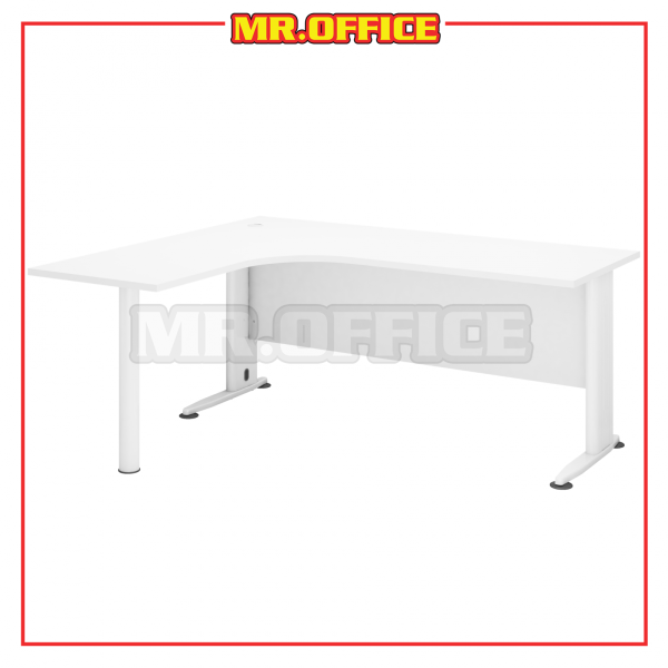 H-SERIES COMPACT L-SHAPE METAL J-LEG TABLE WITH TUBULAR SUPPORT (COLOR : ALL WHITE) H-SERIES OFFICE TABLES Malaysia, Selangor, Kuala Lumpur (KL), Shah Alam Supplier, Suppliers, Supply, Supplies | MR.OFFICE Malaysia