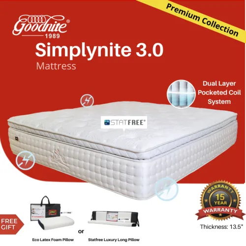 Goodnite Simplynite 3.0 Dual Layer Pocketed Coil System 