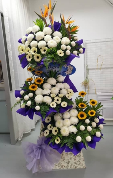 Wreathed Flower ( Three Layer 1 )  Wreath Flower Kedah, Malaysia, Sungai Petani Supplier, Suppliers, Supply, Supplies | U PLAS ENTERPRISE