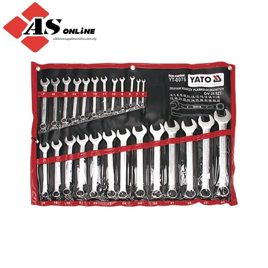 YATO Combination Spanner Set 25 Pcs / Model: YT-0075