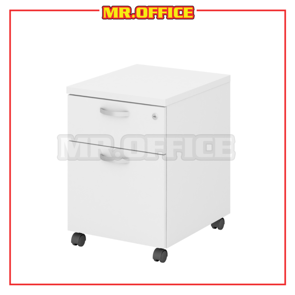 MR OFFICE : Q-YM2-WH MOBILE PEDESTAL 1-DRAWER AND 1-FILING (1D1F) H-SERIES WOODEN PEDESTALS & CABINETS Malaysia, Selangor, Kuala Lumpur (KL), Shah Alam Supplier, Suppliers, Supply, Supplies | MR.OFFICE Malaysia