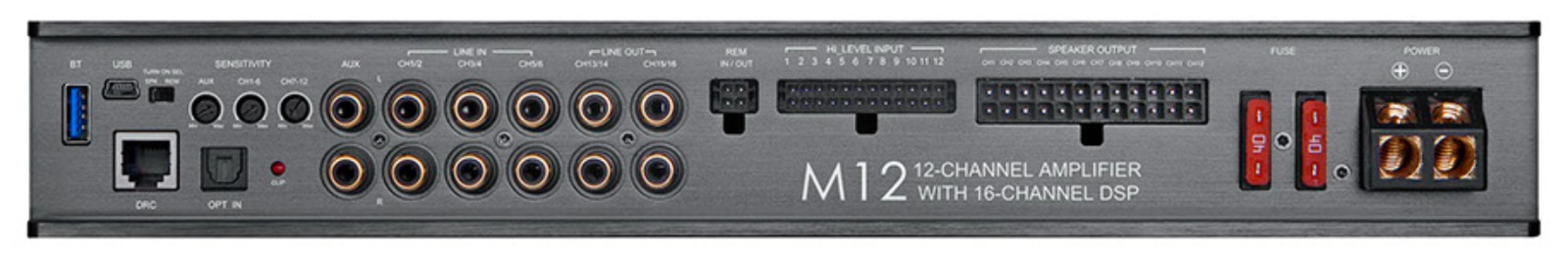 Musway M12 12-CH CLASS D AMP WITH 12-CH DSP