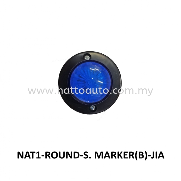 ROUND BLUE LED SIDE MARKER LAMP BUS TRUCK LORRY ROOF LAMP SIDE MARKER LAMP CIRCLE SIDE MARKER Side Marker Lamp Lighting Kuala Lumpur (KL), Malaysia, Pahang, Selangor, Kuantan Supplier, Suppliers, Supply, Supplies | Natto Auto & Engineering Sdn Bhd