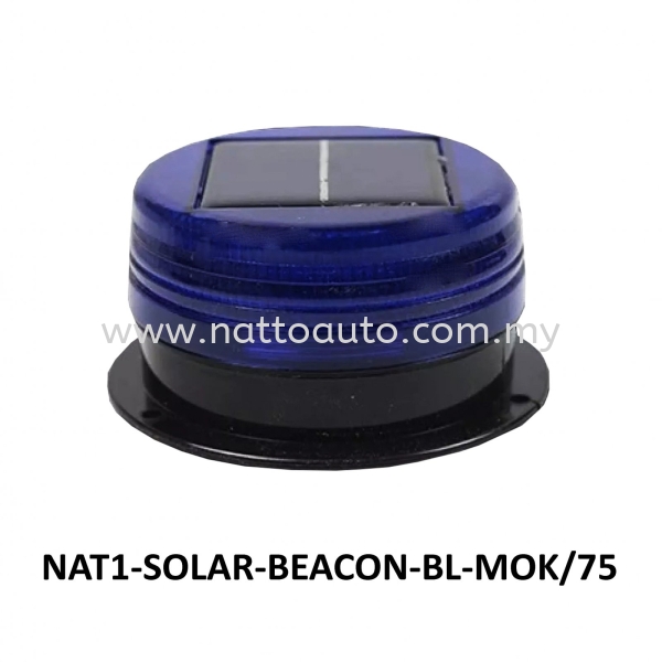 SOLAR BEACON LIGHT BLUE Beacon Light Vehicles Warning System Kuala Lumpur (KL), Malaysia, Pahang, Selangor, Kuantan Supplier, Suppliers, Supply, Supplies | Natto Auto & Engineering Sdn Bhd