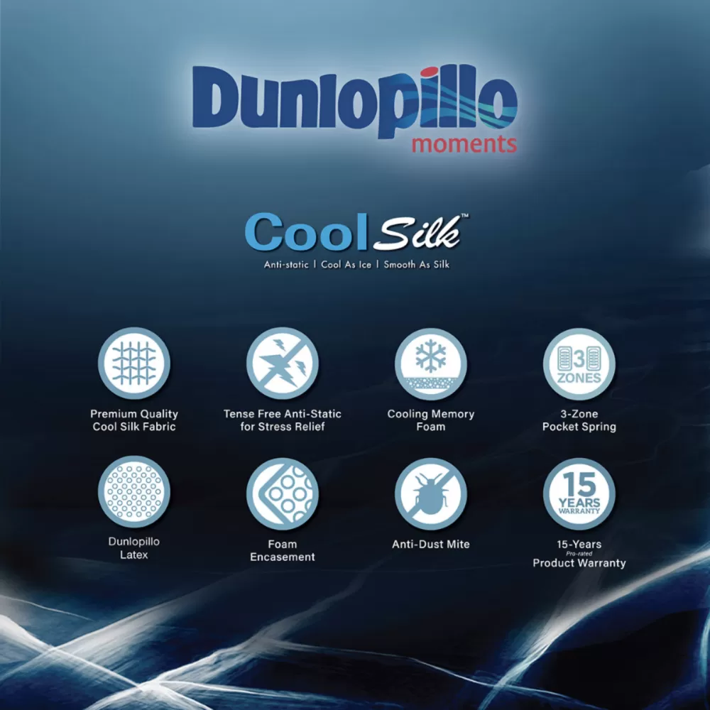 Dunlopillo Coolsilk Intimate